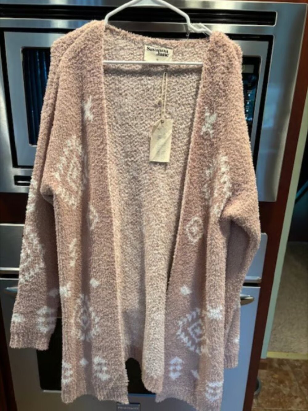 Savanna Jane Keep Them Waiting Mocha Cardigan- Size 1X